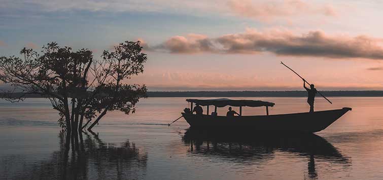 fishing in the amazon